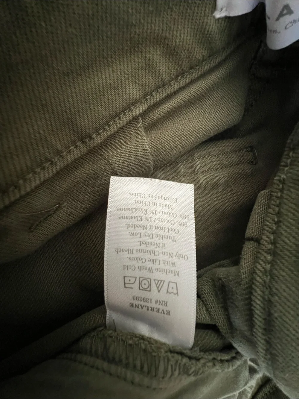 Everlane olive wide
